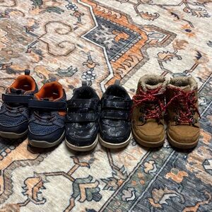 Toddler sneakers and boots - pack of 3